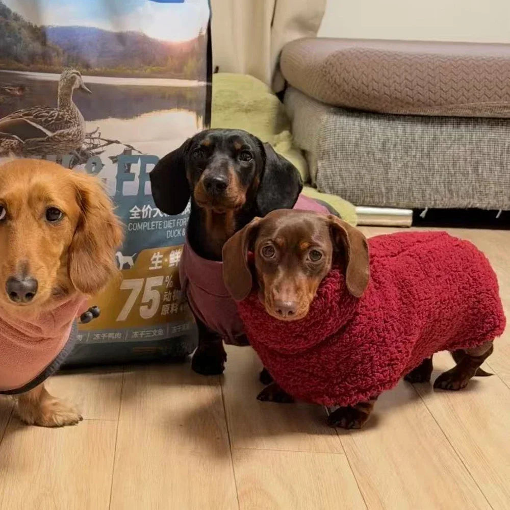 Dachshund Sherpa Fleece Sweater The Doxie World