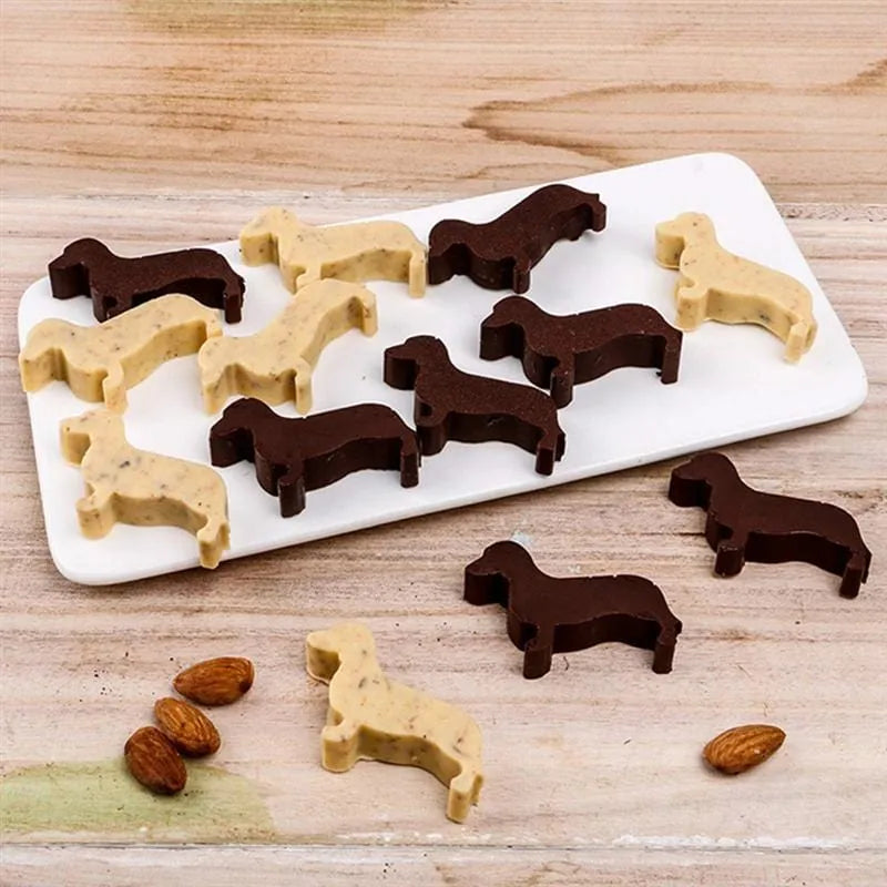 Dachshund Silicone Mold ( 2-pc Set) The Doxie World