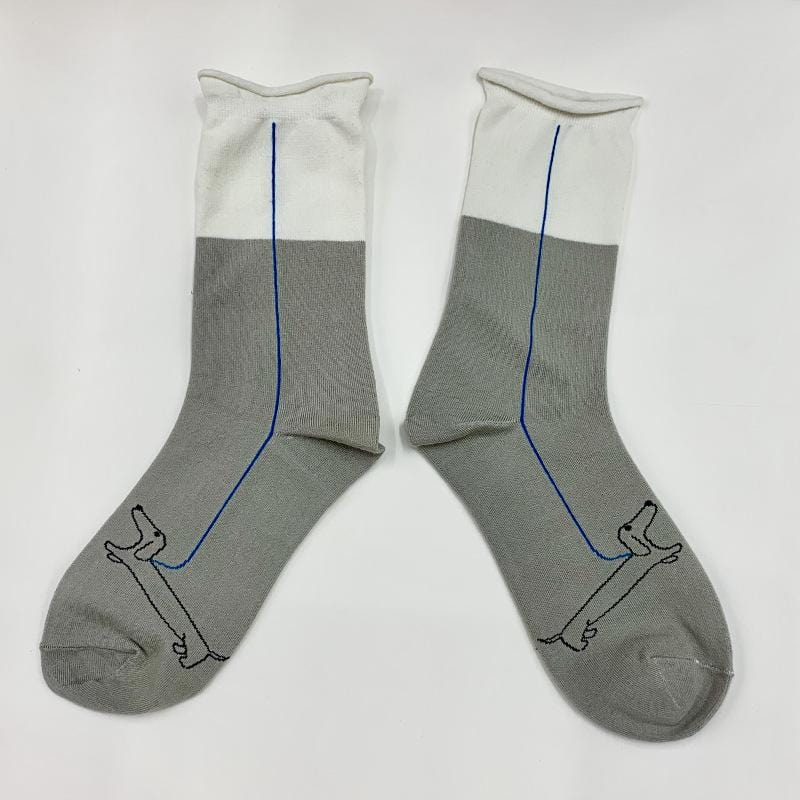 Dachshund Socks Gray / One size The Doxie World