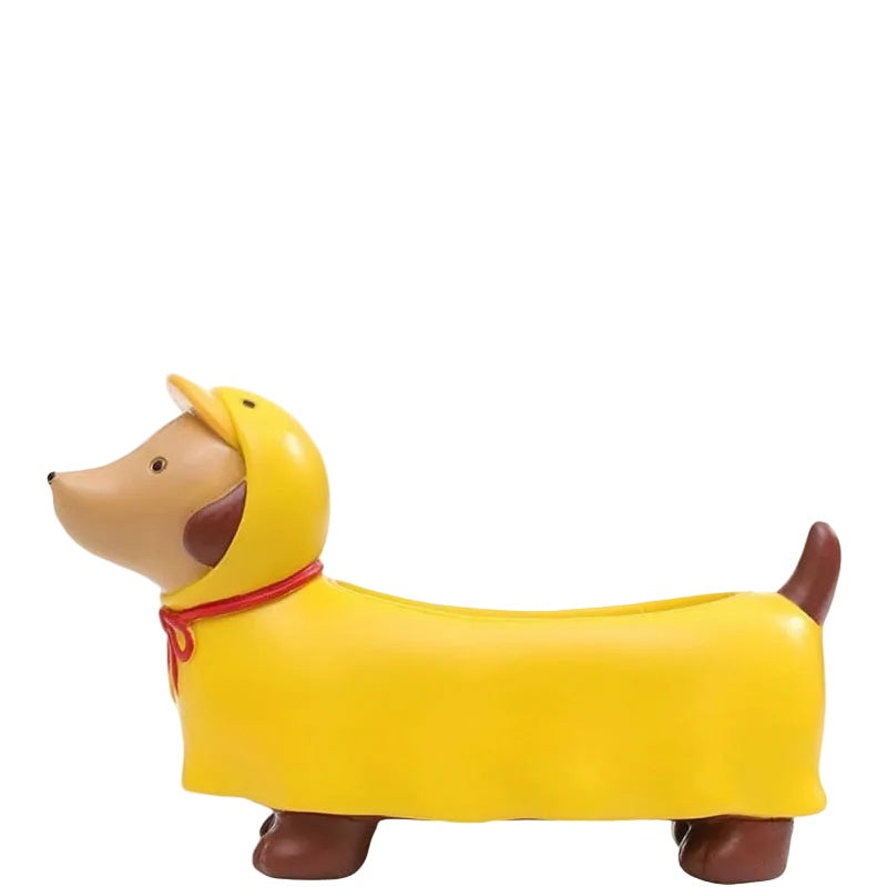 Dachshund Succulent Planter Yellow The Doxie World