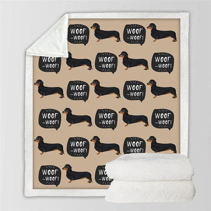Dachshund Throw Blanket The Doxie World