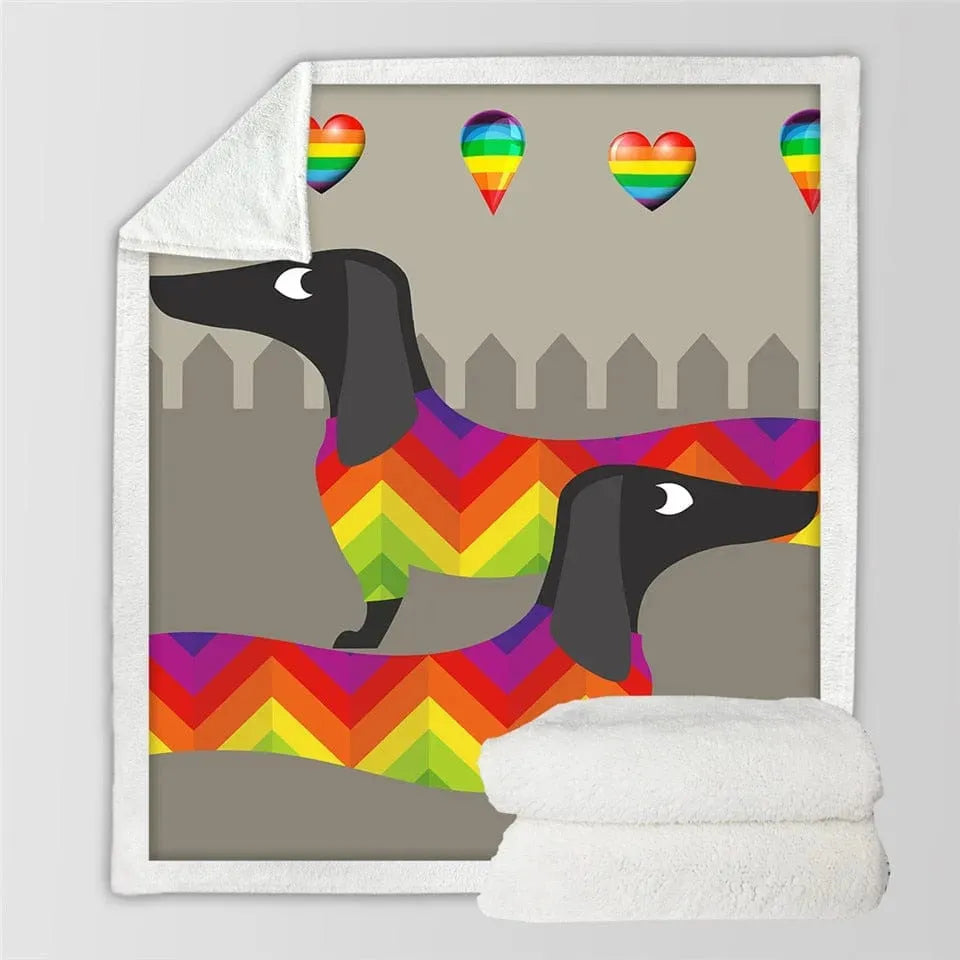 Dachshund Throw Blanket The Doxie World