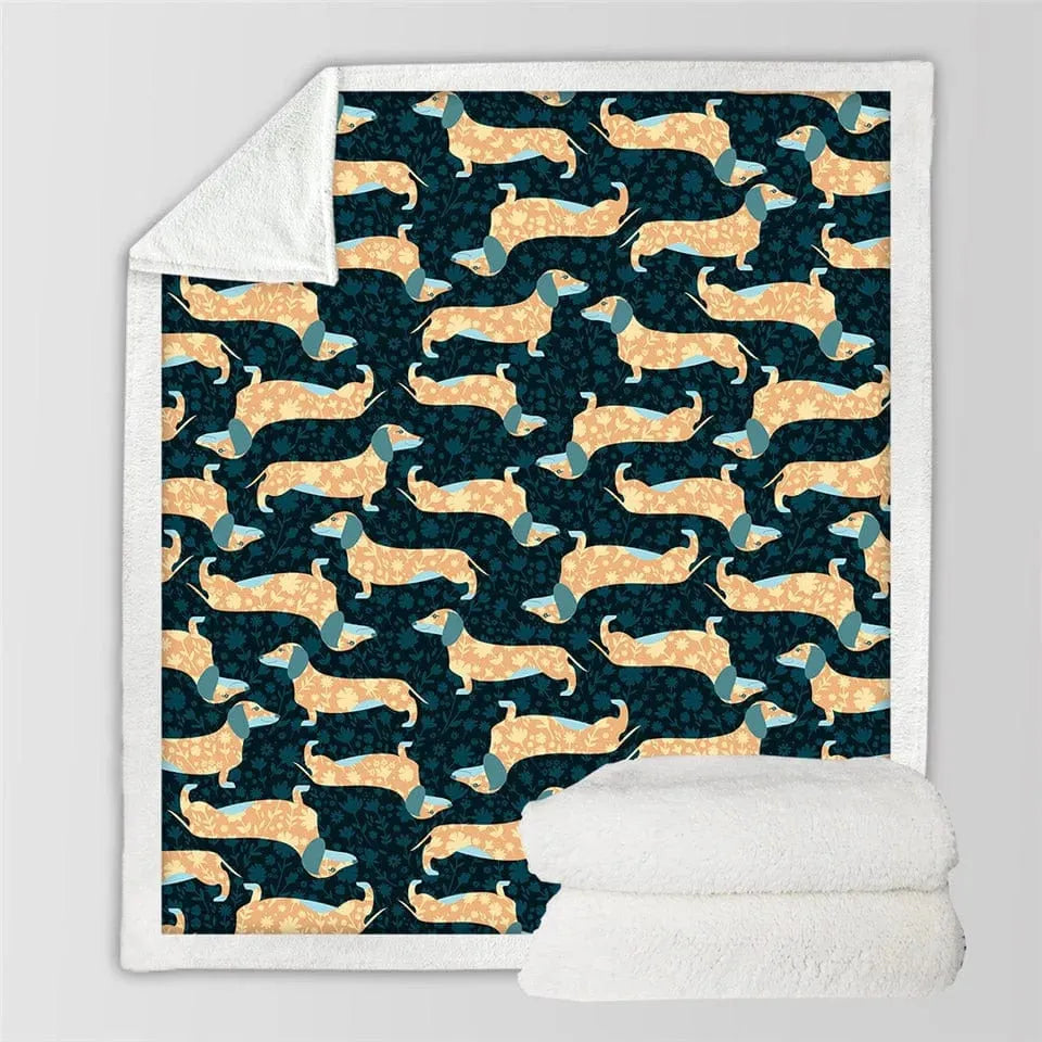 Dachshund Throw Blanket The Doxie World