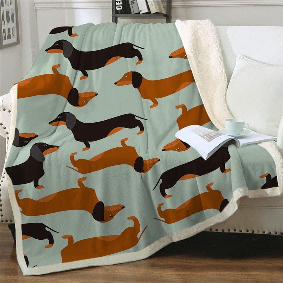 Dachshund Throw Blanket The Doxie World