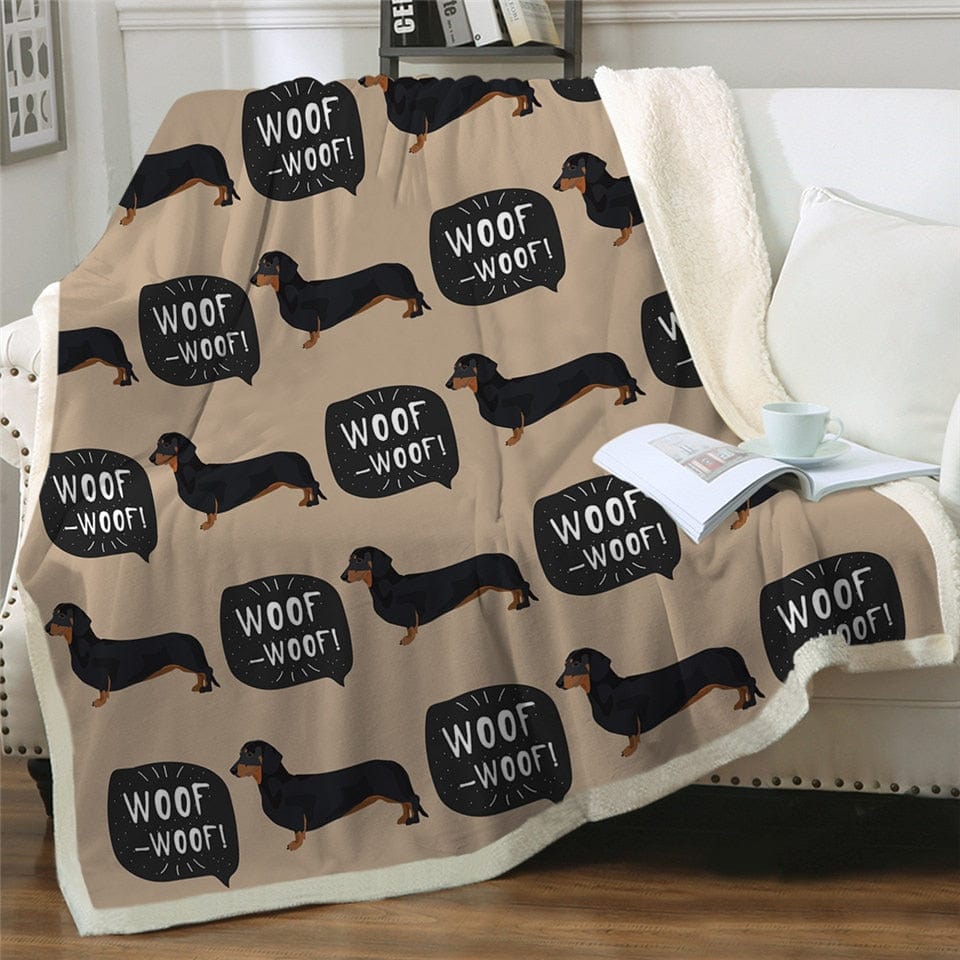 Dachshund Throw Blanket The Doxie World