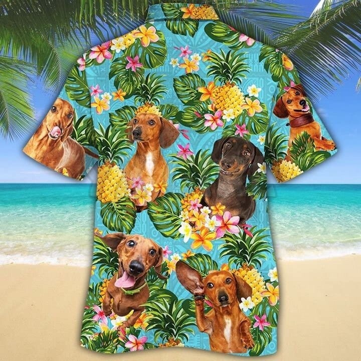 Dachshund Tropical Shirt The Doxie World