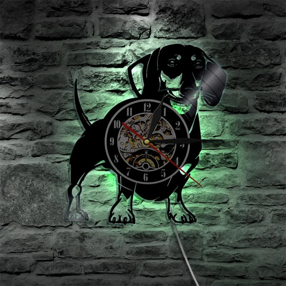 Dachshund Wall Clock The Doxie World