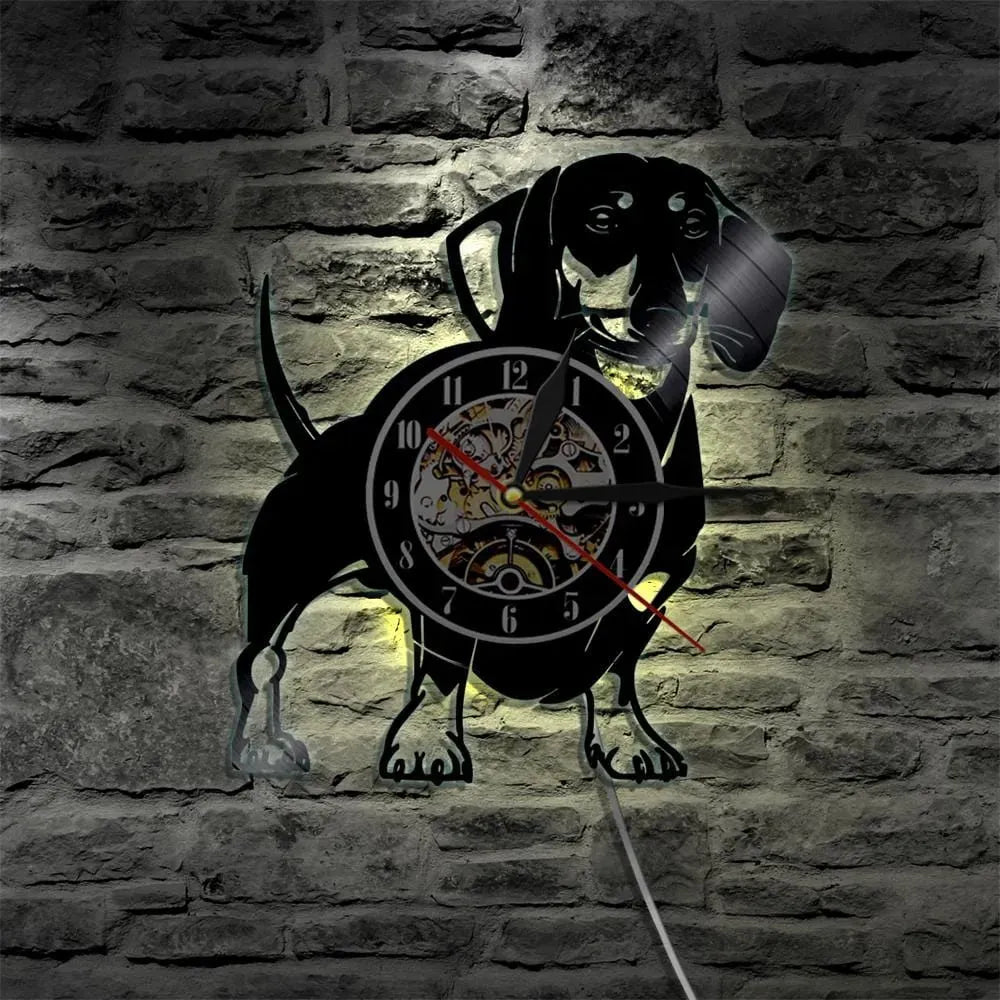 Dachshund Wall Clock The Doxie World