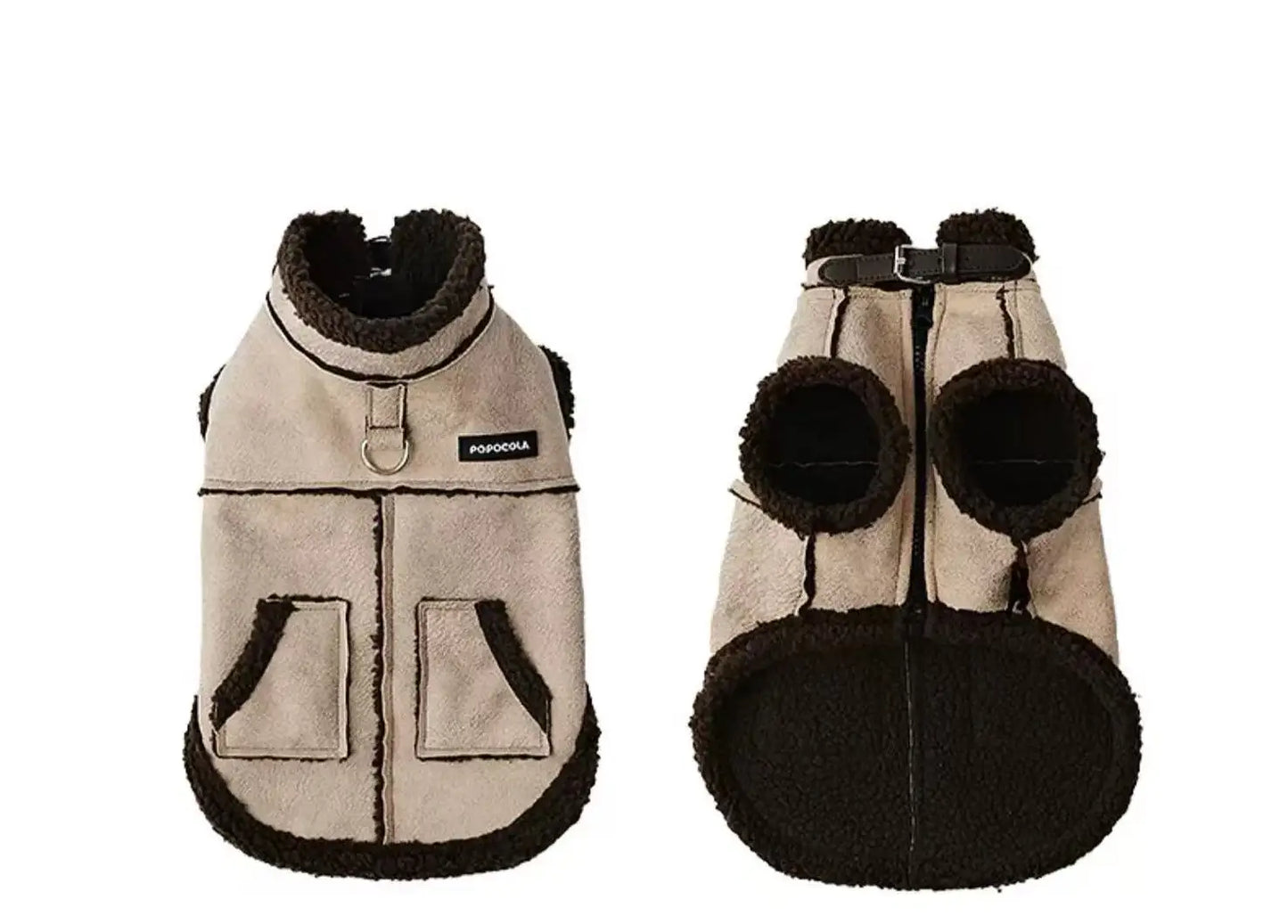 Dachshund Winter Waistcoat Beige / XS The Doxie World