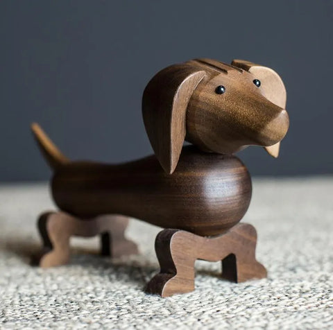 Dachshund Wooden Sculpture The Doxie World