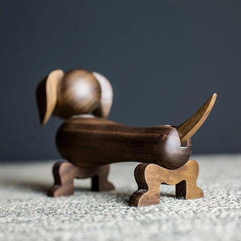 Dachshund Wooden Sculpture The Doxie World