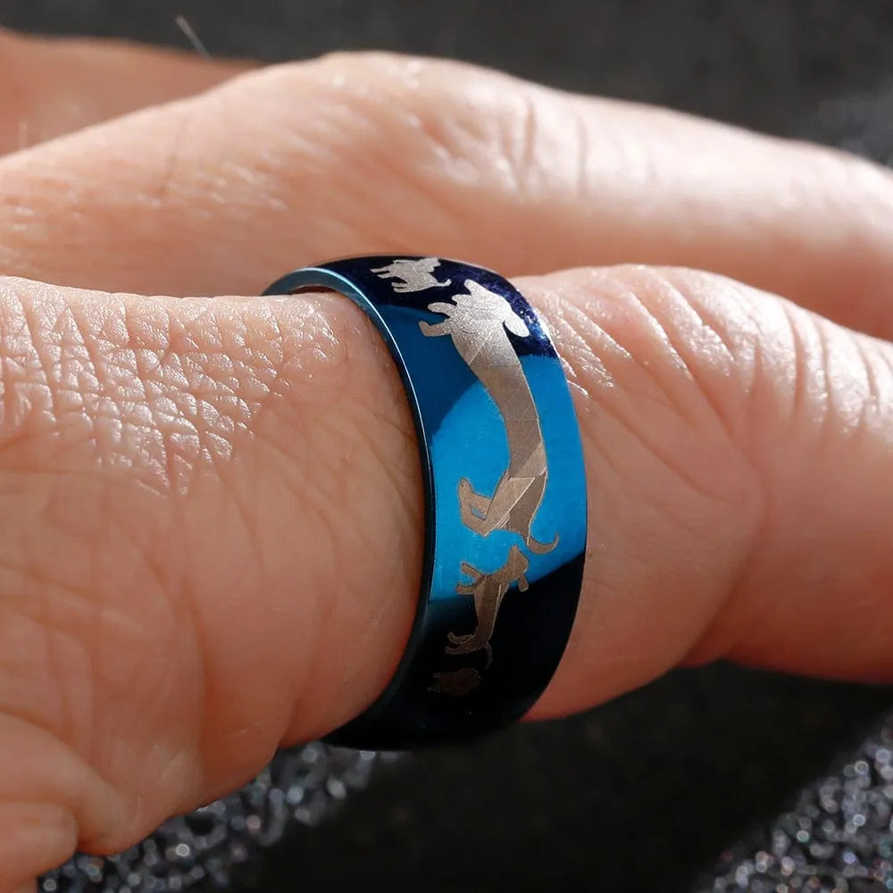 Dachshunds Stainless Steel Ring The Doxie World