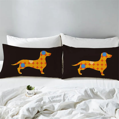 Dachsund Pillowcases (Pair) The Doxie World