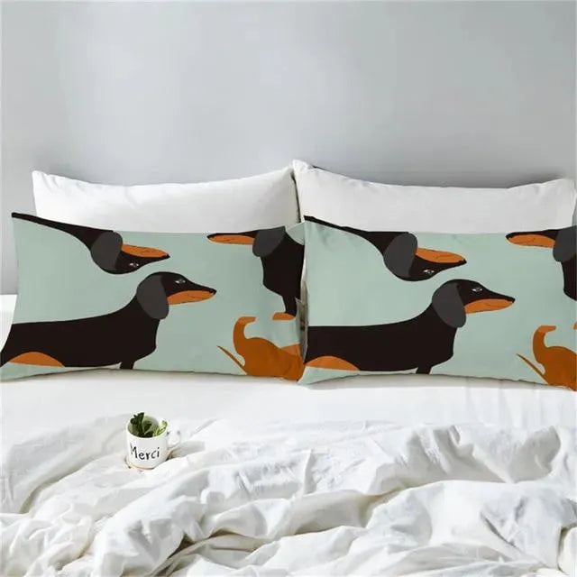 Dachsund Pillowcases (Pair) The Doxie World