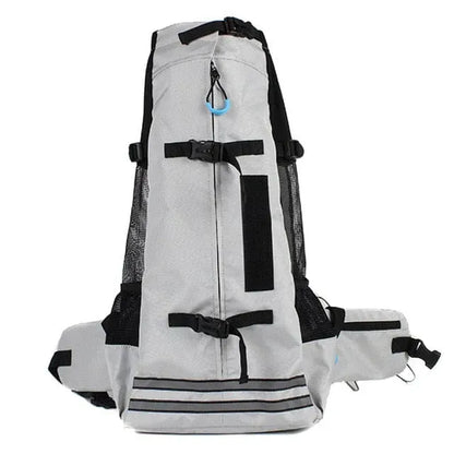 Dog Travel Backpack Gray / M - up to 9kg/20lb The Doxie World