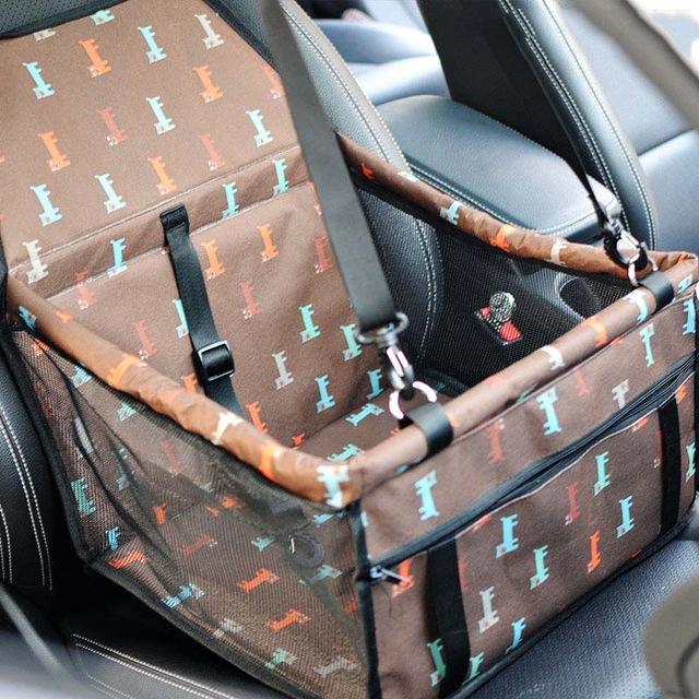Doggy Car Seat Doggy Brown / 45x35x25cm The Doxie World