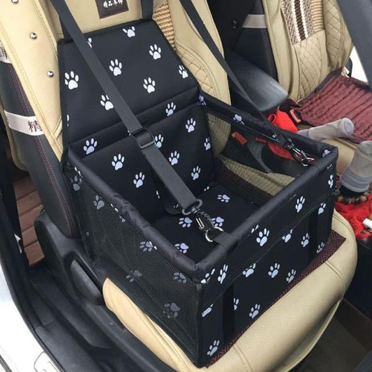 Doggy Car Seat Paws Black / 45x35x25cm The Doxie World