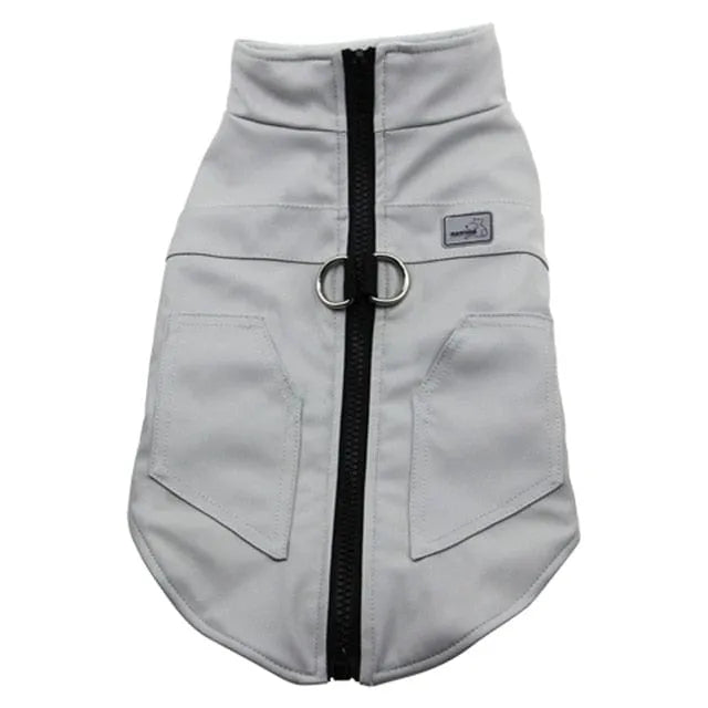 Faux Leather Dachshund Jacket White / 2XL thedoxieworld