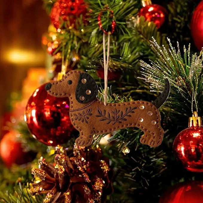 Felt Dachshund Tree Ornament The Doxie World