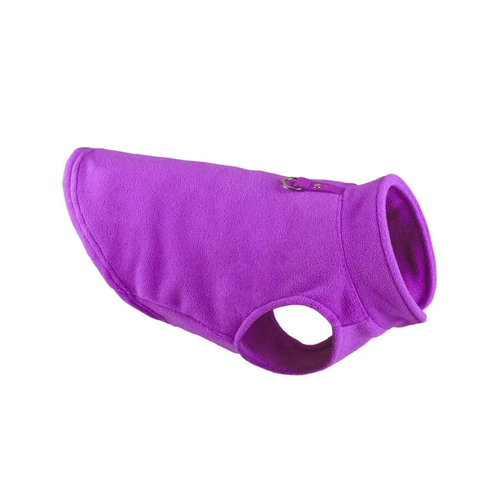 Fleece Dachshund Jacket Purple / S The Doxie World