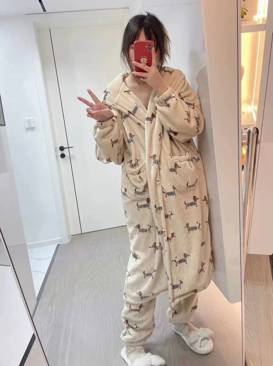 Fleece Dachshund Pajama Set The Doxie World