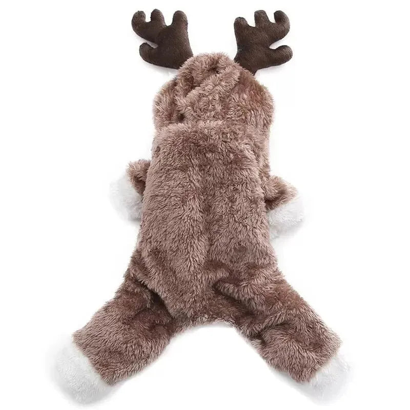 Christmas Doxie Reindeer Jumpsuit Dachshund Space