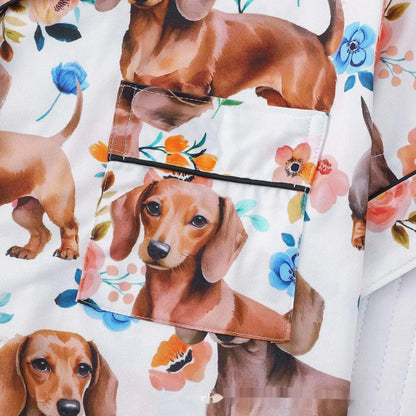 Floral Dachshund Pajamas The Doxie World