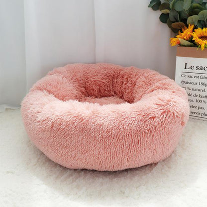 Fluffy Dachshund Bed Pink / 70cm - Up to 35 lbs / 15.8 kgs The Doxie World
