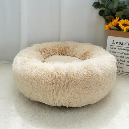 Fluffy Dachshund Bed Light Coffee / 50cm. - Up to 15 lbs / 6.8 kgs The Doxie World