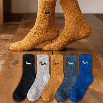 Fluffy Dachshund Socks The Doxie World