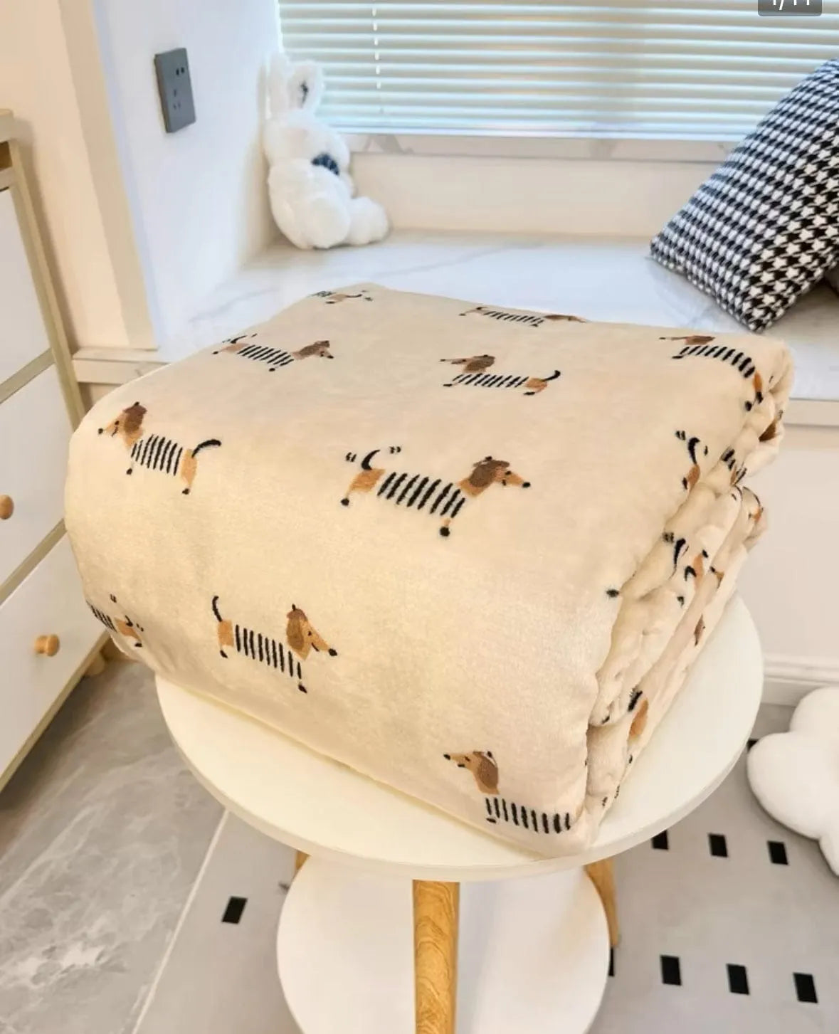 French Dachshund Fleece Blanket The Doxie World