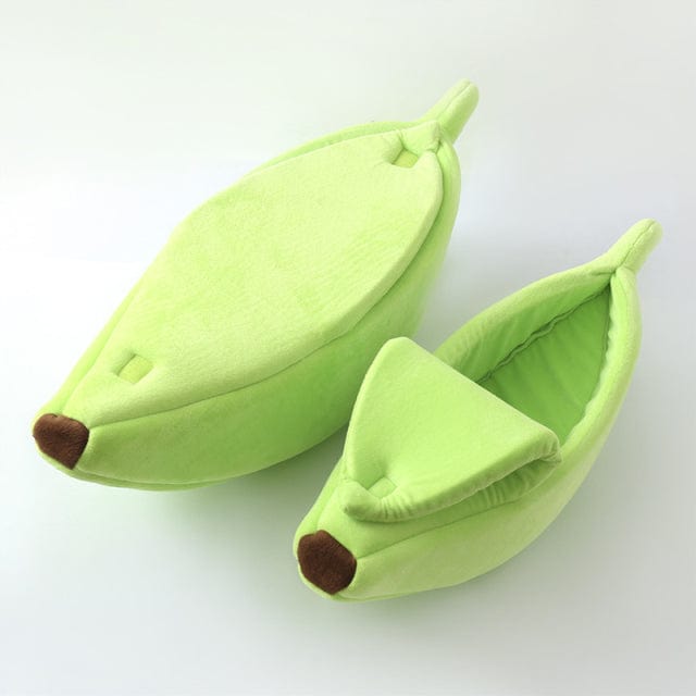 Funny Banana Bed For Dachshunds Green / M for dogs between 3-5.5 lbs / 1 .5-2.5kg The Doxie World