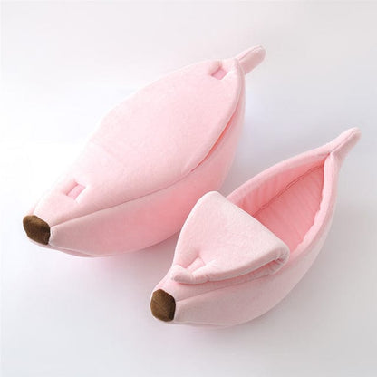 Funny Banana Bed For Dachshunds Pink / M for dogs between 3-5.5 lbs / 1 .5-2.5kg The Doxie World