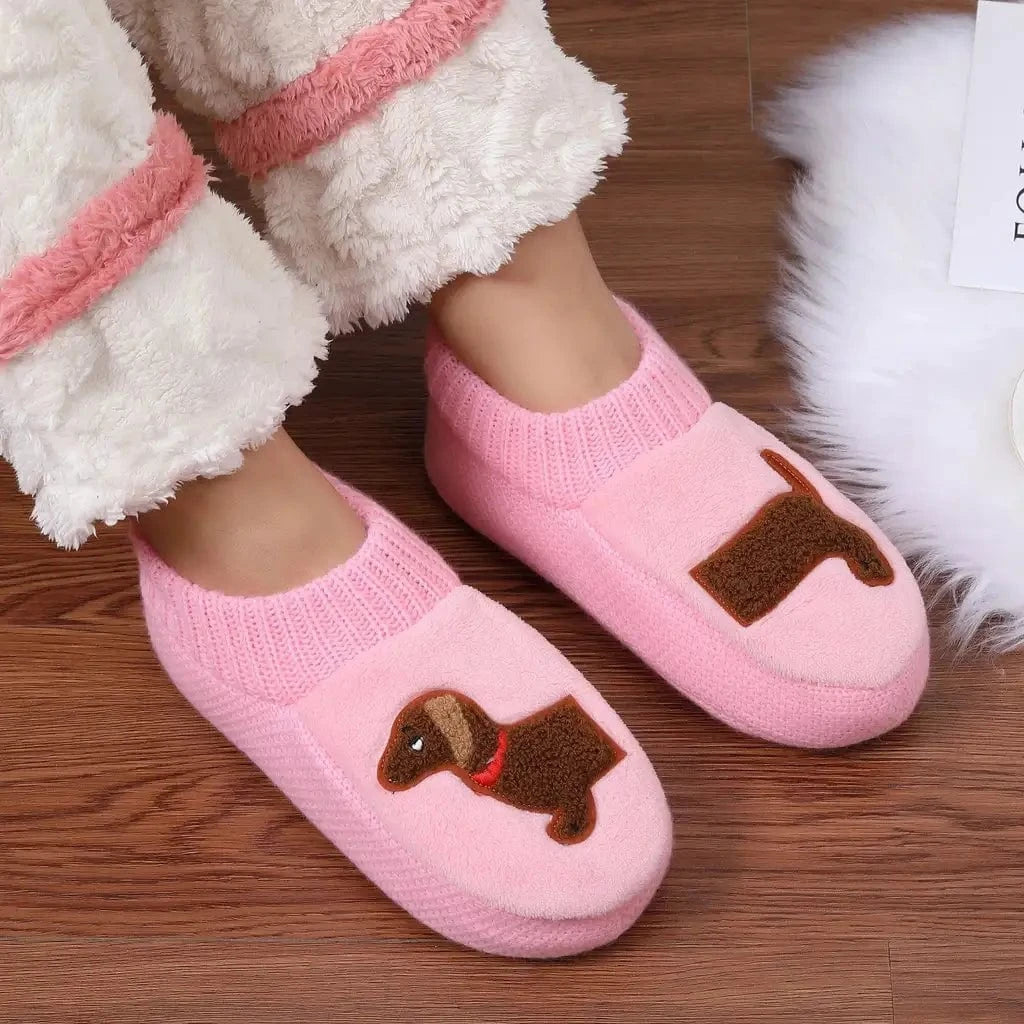 Slipper Socks Ladies Sausage Dog Slippers Bluey Underwear Girls