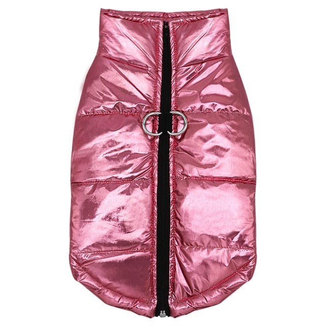 Glossy Waterproof Dachshund Jacket Pink / L The Doxie World