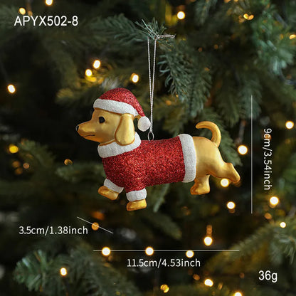 Gold Dachshund Tree Ornament The Doxie World