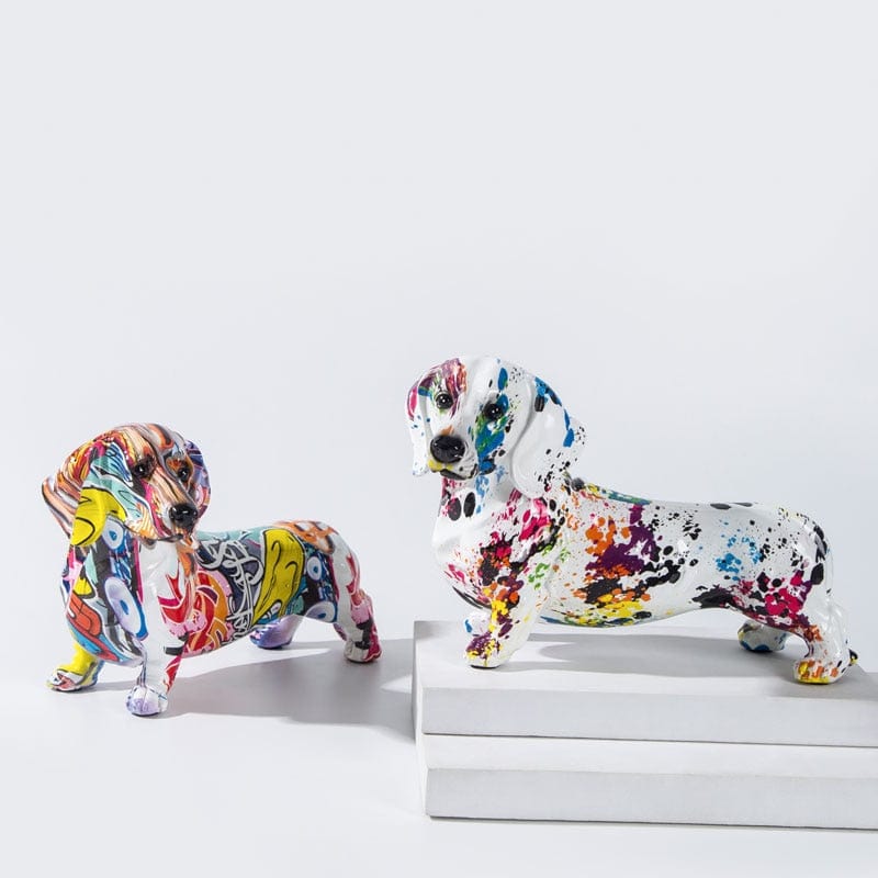 Ceramic dachshund outlet figurines