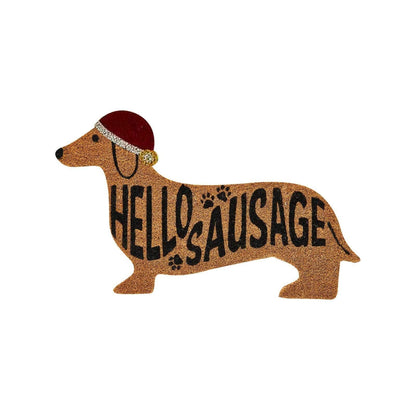 Hello Sausage Dachshund Floor Mat Hello Sausage The Doxie World