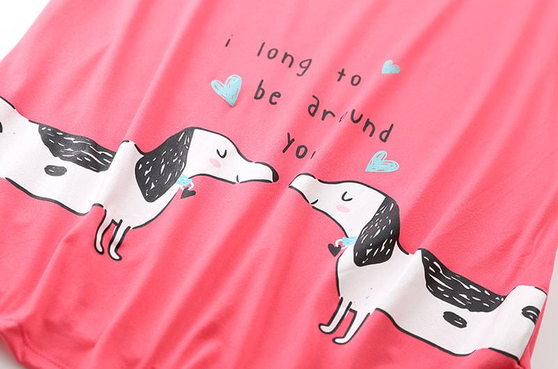 I long to be around you Dachshund Pajamas The Doxie World