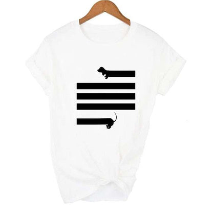 I Love Dachshunds T-Shirt Dachshund lines / M The Doxie World
