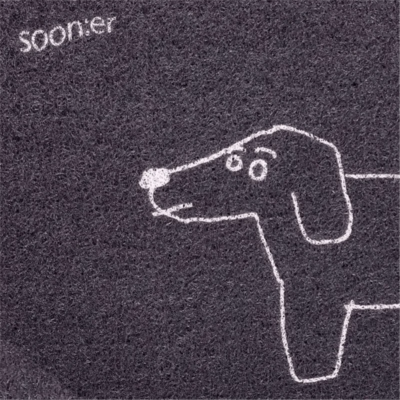 Long Long Dachshund Door mat Dark / 50cmX80cm/19.5"x31.5" The Doxie World