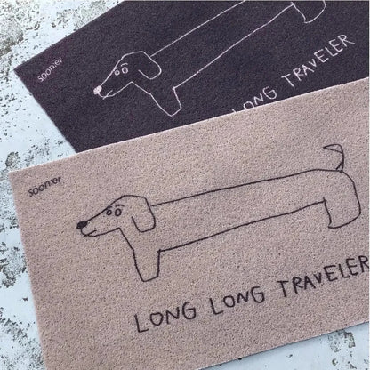 Long Long Dachshund Door mat The Doxie World