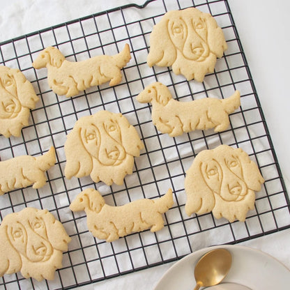 Longhaired Dachshund Cookie Cutter Set The Doxie World