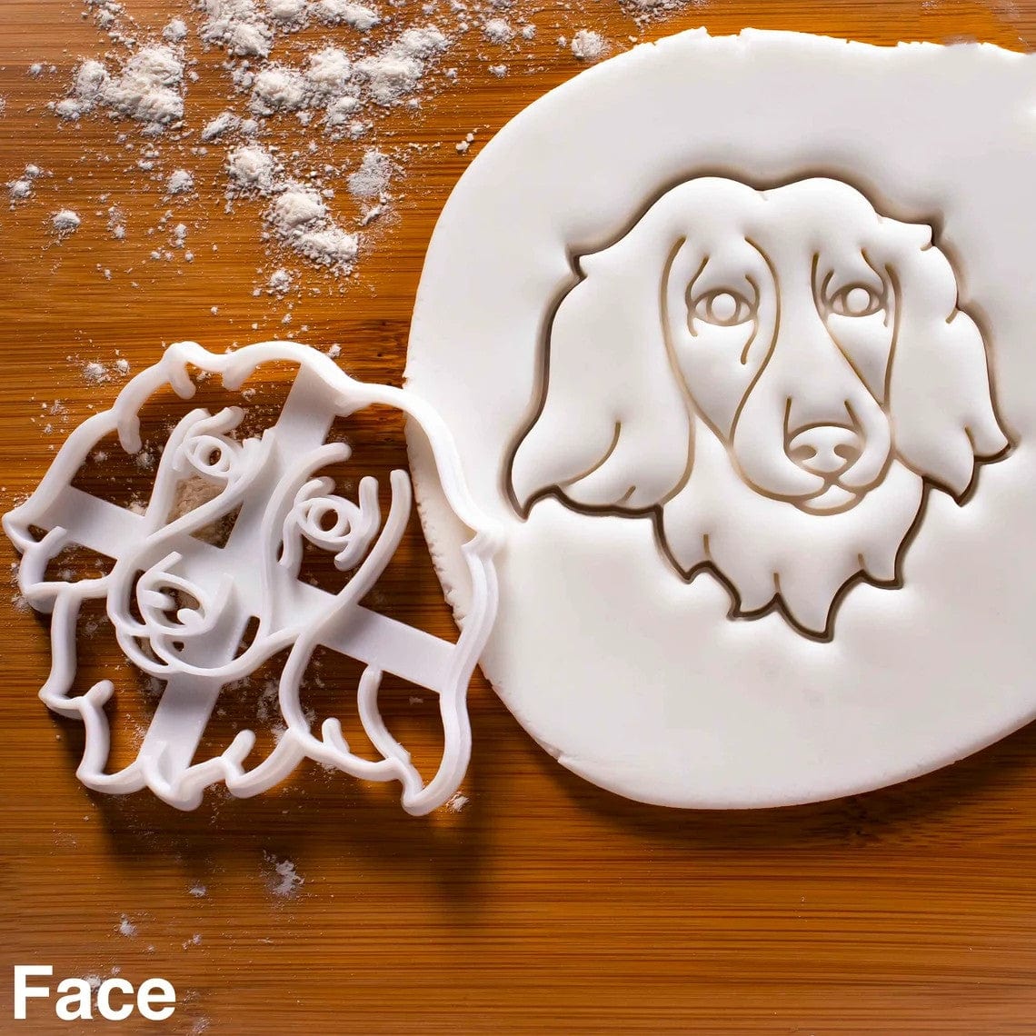 Longhaired Dachshund Cookie Cutter Set Face The Doxie World