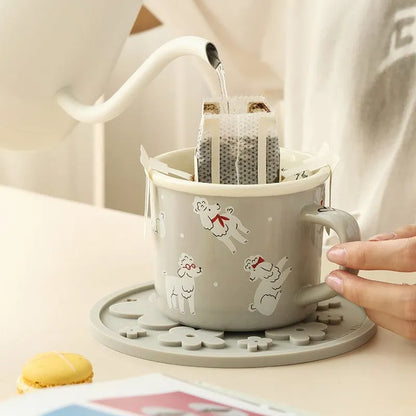 Cute Mug Design Water Cup With Handle Household The Doxie World