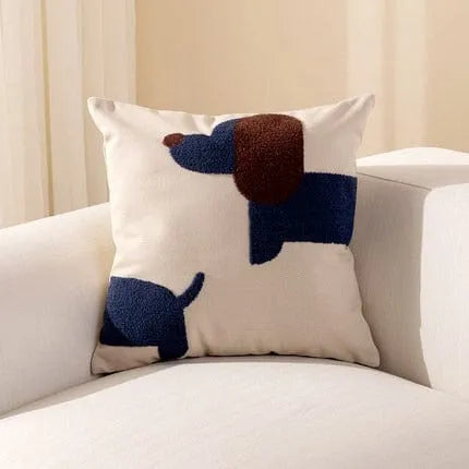 Luxury Embroidered Dachshund Pillows The Doxie World