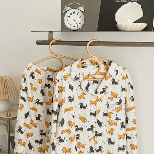 Matching Couples Dachshund Pajamas The Doxie World