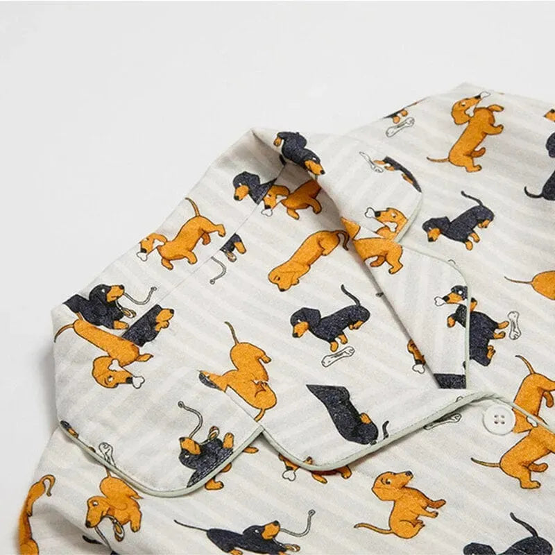 Matching Couples Dachshund Pajamas The Doxie World