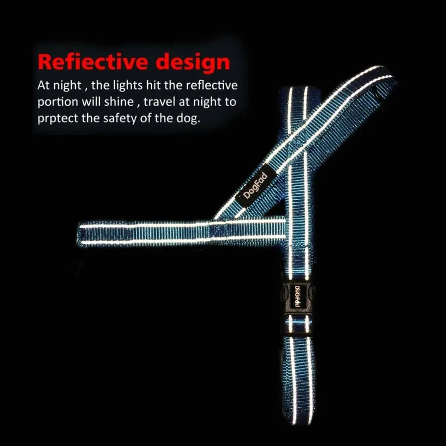 No-Pull Reflective Dog Harness The Doxie World