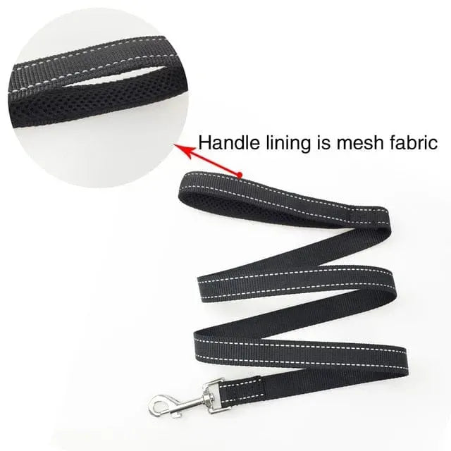 No-Pull Reflective Dog Harness Black  Leash / XS The Doxie World